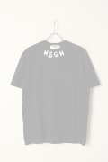 {SOLD} MSGM エムエスジーエム ブラッシュストローク ロゴTシャツ{-BCS}