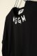 画像3: 【 30%OFF セール｜25,300円→17,710円】 MSGM エムエスジーエム ブラッシュストローク ロゴTシャツ{-BCS} (3)