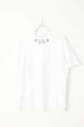  {SOLD} MSGM エムエスジーエム ブラッシュストローク ロゴTシャツ{-BCS}