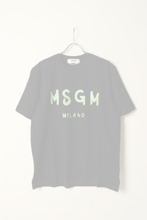 画像1:  {SOLD} MSGM エムエスジーエム ブラッシュロゴTシャツ{-BCS}