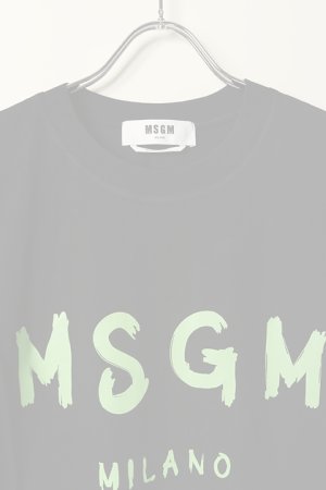 画像2:  {SOLD} MSGM エムエスジーエム ブラッシュロゴTシャツ{-BCS}