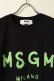 画像2: {SOLD}MSGM エムエスジーエム ブラッシュロゴTシャツ{-BCS} (2)