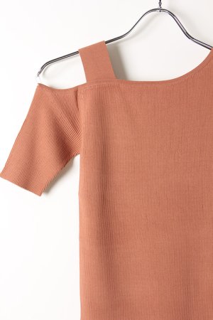 画像3: 【周年記念 24%OFF ｜16,500円→12,540円】 グレースコンチネンタル｜GRACE CONTINENTAL ダイアグラム DIAGRAM ワンショルニットトップ{-AIA}