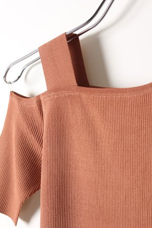 画像5: 【周年記念 24%OFF ｜16,500円→12,540円】 グレースコンチネンタル｜GRACE CONTINENTAL ダイアグラム DIAGRAM ワンショルニットトップ{-AIA}