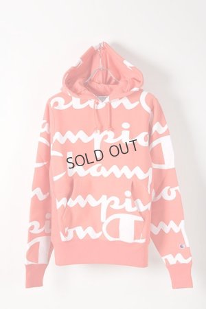 画像1: {SOLD}Champion チャンピオン REVEASE WEAVE PULLOVER HOOD ALL OVER PRINT{-AIS}