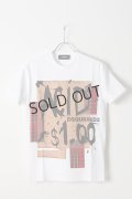 {SOLD}DSQUARED ディースクエアード S/S TEE{3D2S74GD0478-WHT-AIS}