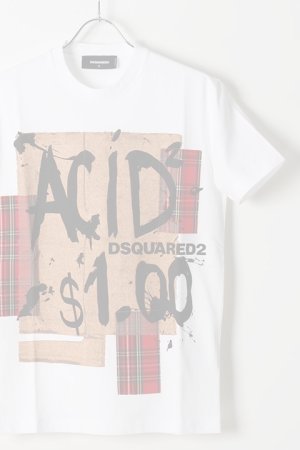 画像2:  {SOLD} DSQUARED ディースクエアード S/S TEE{3D2S74GD0478-WHT-AIS}