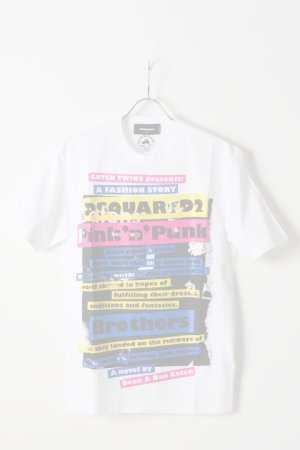 画像1:  {SOLD} DSQUARED ディースクエアード S/S TEE{3D2S74GD0523-WHT-AIS}