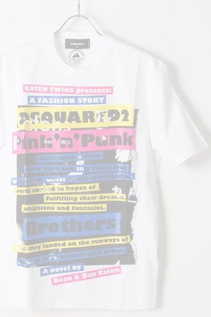 画像2:  {SOLD} DSQUARED ディースクエアード S/S TEE{3D2S74GD0523-WHT-AIS}