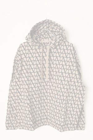 画像1:   Valentino ヴァレンティノ トワル イコノグラフ プリント フード付き コットン スウェットシャツ {-BCA}  :3V3MF25R9KD-MYL 