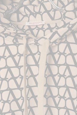 画像2:   Valentino ヴァレンティノ トワル イコノグラフ プリント フード付き コットン スウェットシャツ {-BCA}  :3V3MF25R9KD-MYL 