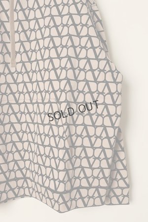 画像3: {SOLD}Valentino ヴァレンティノ トワル イコノグラフ プリント フード付き コットン スウェットシャツ{-BCA}