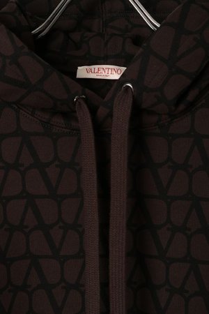 画像2: 【 30%OFF セール209,000円→146,300円】 Valentino ヴァレンティノ トワル イコノグラフ プリント フード付き コットン スウェットシャツ{-BCA}