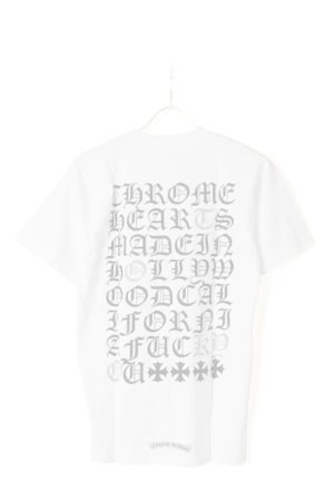 画像1:   CHROME HEARTS クロムハーツ T-Shirts {408129111-546-WHT-BBS}  :408129111546WH 