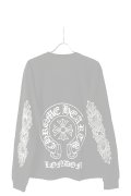  {SOLD} CHROME HEARTS クロムハーツ ロングスリーブTシャツ {-BCS}  :408129112-103-BLK-L 