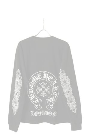 画像1:   CHROME HEARTS クロムハーツ ロングスリーブTシャツ {-BCS}  :408129112-103-BLK-L 