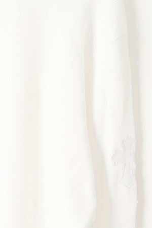 画像3:   CHROME HEARTS クロムハーツ ワッフルロングスリーブTシャツ {-BCS}  :417192948-220-WHT 
