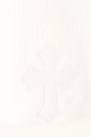 画像5:   CHROME HEARTS クロムハーツ ワッフルロングスリーブTシャツ {-BCS}  :417192948-220-WHT 