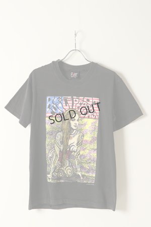 画像1: {SOLD}Vintage RED HOT CHILI PEPPERS TATTOO KOZIK GIRL TEE BLACK GIANT{-BAA}