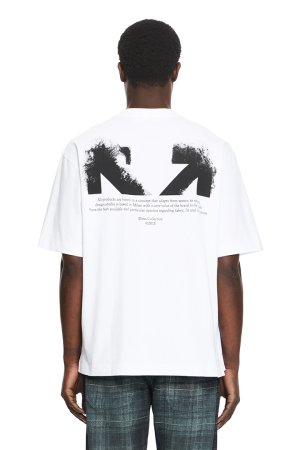 画像1: Off-white オフホワイト Half Arrow Skate T-shirt{44MAA120S26J008100-BFS}