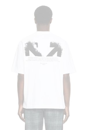 画像1:   Off-white オフホワイト Half Arrow Skate T-shirt{44MAA120S26J008100-BFS}