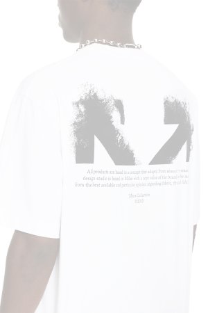 画像3:   Off-white オフホワイト Half Arrow Skate T-shirt{44MAA120S26J008100-BFS}