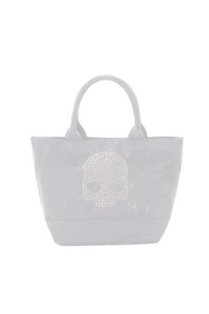 画像1:   HYDROGEN ハイドロゲン SKULL STUDS MINI TOTE BAG{482-10080013-145-AIA}