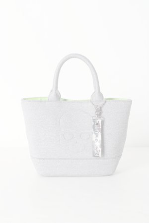 画像4:   HYDROGEN ハイドロゲン CHARM SKULL MINI TOTE BAG{482-20080018-130-BJS}