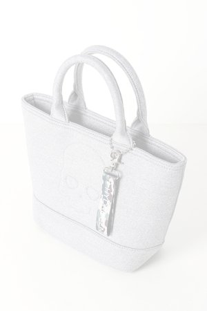 画像3:   HYDROGEN ハイドロゲン CHARM SKULL MINI TOTE BAG{482-20080019-130-BJS}