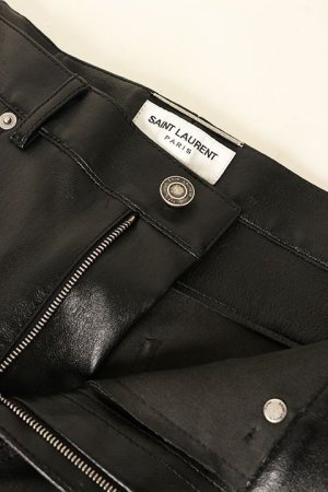 画像5: 【 30%OFF セール396,000円→277,200円】 SAINT LAURENT PARIS サンローランパリ スキニーパンツ（ストレッチグレインレザー）{-BBA}