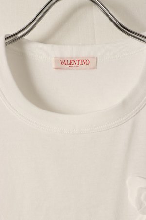 画像2: 【24SS新作】Valentino ヴァレンティノ バタフライアップリケ Tシャツ{-BDS}