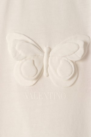 画像4: 【24SS新作】Valentino ヴァレンティノ バタフライアップリケ Tシャツ{-BDS}