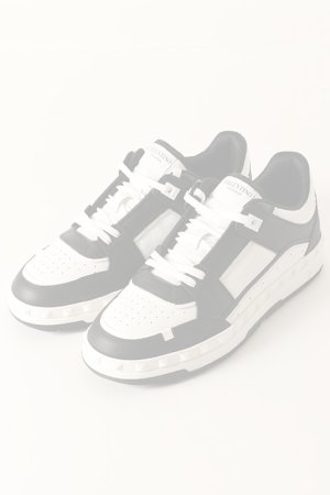 画像1:   Valentino ヴァレンティノ フリードット カーフスキン ロートップスニーカー {-BDS}  :4Y2S0H43RDG-0NI 