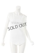 {SOLD}BALMAIN バルマン BFR C&S PRINTED LOGO TEE{518599326I-5101-AES}