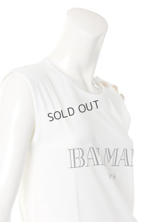 画像5: {SOLD}BALMAIN バルマン BFR C&S PRINTED LOGO TEE{518599326I-5101-AES}