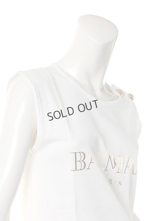 画像5: {SOLD}BALMAIN バルマン BFR C&S PRINTED LOGO TEE{518599326I-5200-AES}