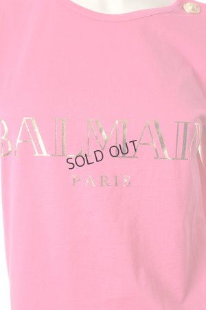 画像5: {SOLD}BALMAIN バルマン BFR C&S PRINTED LOGO TEE{518599326I-5604-AES}