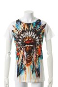 BALMAIN バルマン BHR T-SHIRT PRINTED INDIEN{-AES}