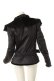 画像2: {SOLD}BALMAIN バルマン BF1 BLOUSON FUR{522750237N-0100-AEA} (2)