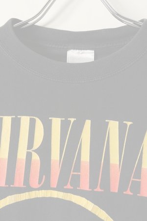 画像2:  {SOLD} Vintage NIRVANA EURO BOOTLEG SMILE TEE{-BAA}