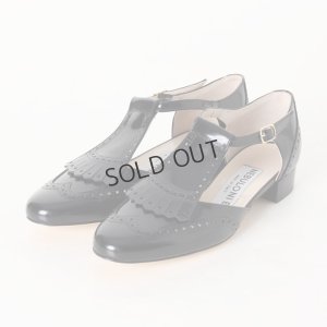 画像2: {SOLD}NEBULONI E. ネブローニ ウイングチップ ストラップシューズ{5850/DIDO-JAZZ NERO-BJS}