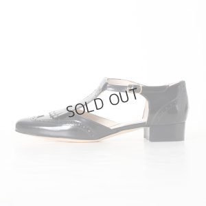 画像5: {SOLD}NEBULONI E. ネブローニ ウイングチップ ストラップシューズ{5850/DIDO-JAZZ NERO-BJS}