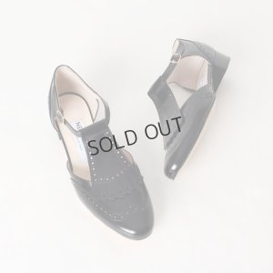 画像8: {SOLD}NEBULONI E. ネブローニ ウイングチップ ストラップシューズ{5850/DIDO-JAZZ NERO-BJS}