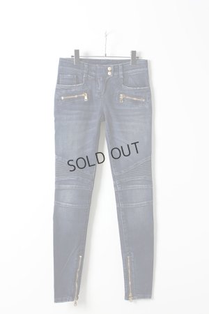 画像1: {SOLD}BALMAIN バルマン BF1 DENIM BIKER BLUE{610556264N-3180-AHA}