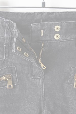画像5:   BALMAIN バルマン BF1 DENIM BIKER BLACK{610556265N-4800-AHA}
