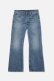 画像1: Nudie Jeans ヌーディージーンズ Flare Glenn Streaky Worn フレアグレン レギュラーフィット フレアデニム(レングス30) {114855030FLAREGLENN490-BEA} (1)