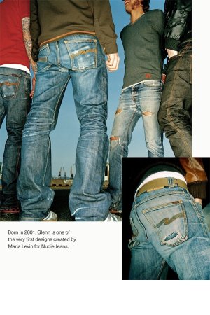 画像5: Nudie Jeans ヌーディージーンズ Flare Glenn Streaky Worn フレアグレン レギュラーフィット フレアデニム(レングス30) {114855030FLAREGLENN490-BEA}