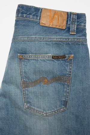 画像6: Nudie Jeans ヌーディージーンズ Flare Glenn Streaky Worn フレアグレン レギュラーフィット フレアデニム(レングス30) {114855030FLAREGLENN490-BEA}