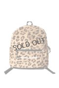 {SOLD}SAINT LAURENT PARIS サンローランパリ ヌックス バックパック（リブ編みレオパードプリント ベルベット）{-BBA}