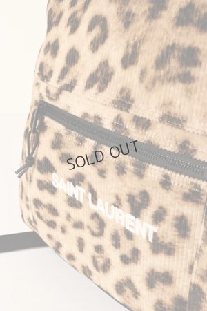 画像4: {SOLD}SAINT LAURENT PARIS サンローランパリ ヌックス バックパック（リブ編みレオパードプリント ベルベット）{-BBA}